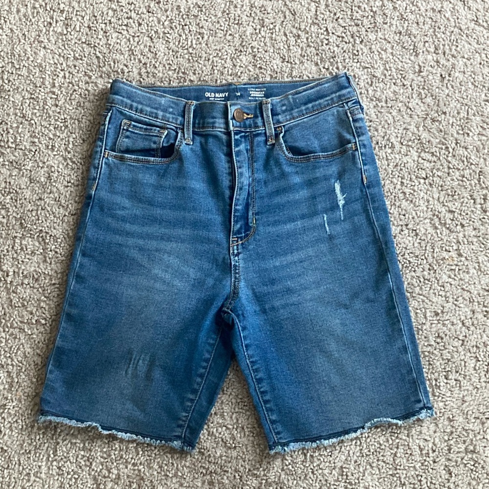 Old Navy Distressed Blue Jean Shorts